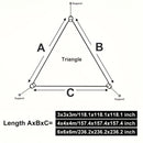 1 Tela de Sol Triangular para Exterior | Proteção UV, Ideal para Piscina, Toldo, Quintal, Pátio, Deck e Atividades de Jardim - Cor Cáqui