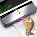 Seladora de Alimentos Automática, Máquina de Embalagem a Vácuo Portátil Multifuncional, Recarregável via USB, Inclui 10 Sacos, Selagem Duradoura para Manter a Frescura, Ideal para Cozinha e Piqueniques ao Ar Livre, Bateria de 2000mAh para Maior Autonomia,