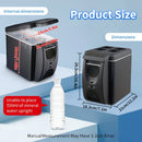 Geladeira de Carro Compacta, Cooler Portátil, Mini Freezer 12V DC/6L 1.59Gal para Veículos, Refrigerador de Carro Isolado de Dupla Finalidade, Ótima para Cuidados com a Pele, Acampamento, Viagens de Carro e Viagens, Ideal para Manter Frutas, Bebidas e Ali